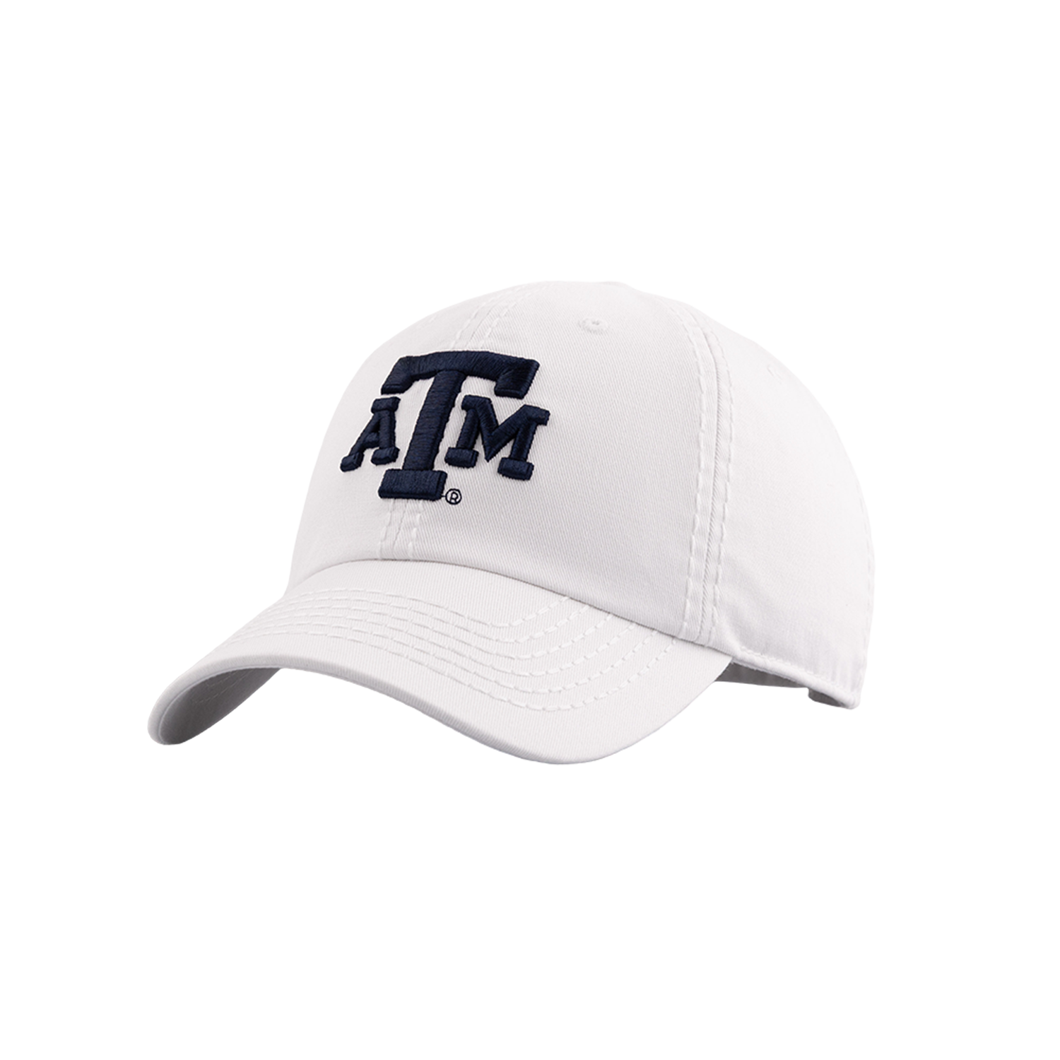Texas A&M Collegiate Outfitters 6 Panel Adjustable Hat - White
