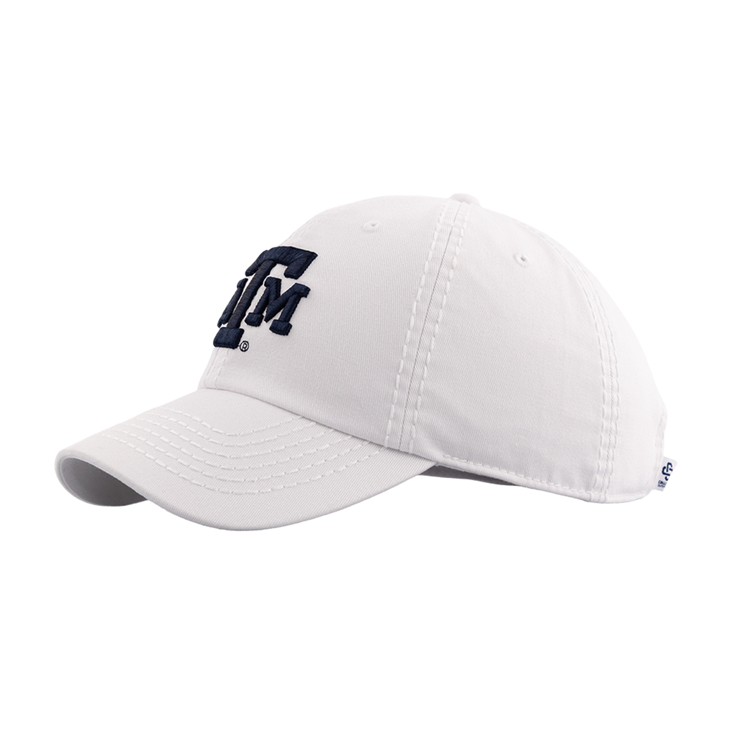 Texas A&M Collegiate Outfitters 6 Panel Adjustable Hat - White
