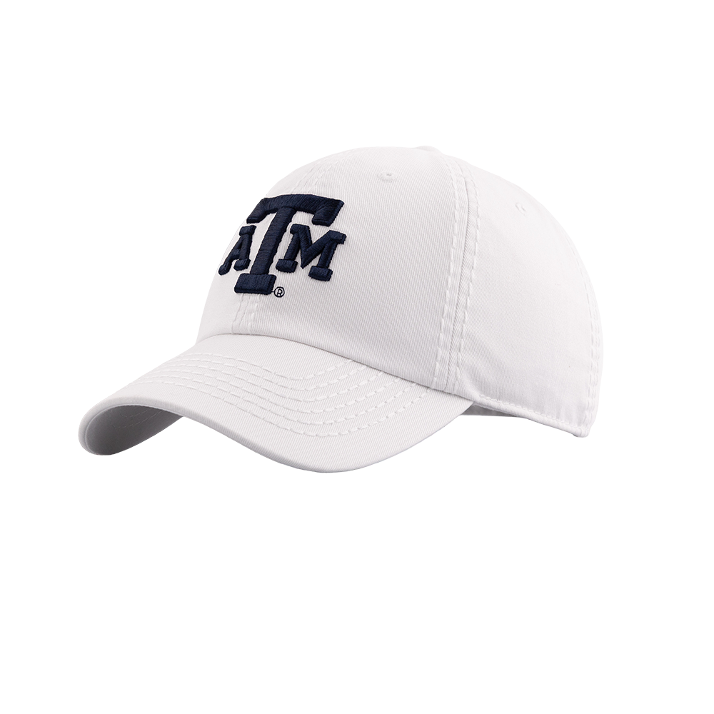 Texas A&M Collegiate Outfitters 6 Panel Adjustable Hat - White