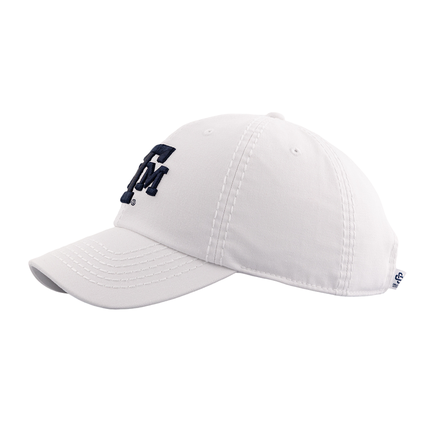 Texas A&M Collegiate Outfitters 6 Panel Adjustable Hat - White
