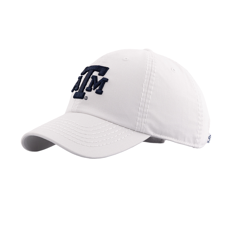 Texas A&M Collegiate Outfitters 6 Panel Adjustable Hat - White