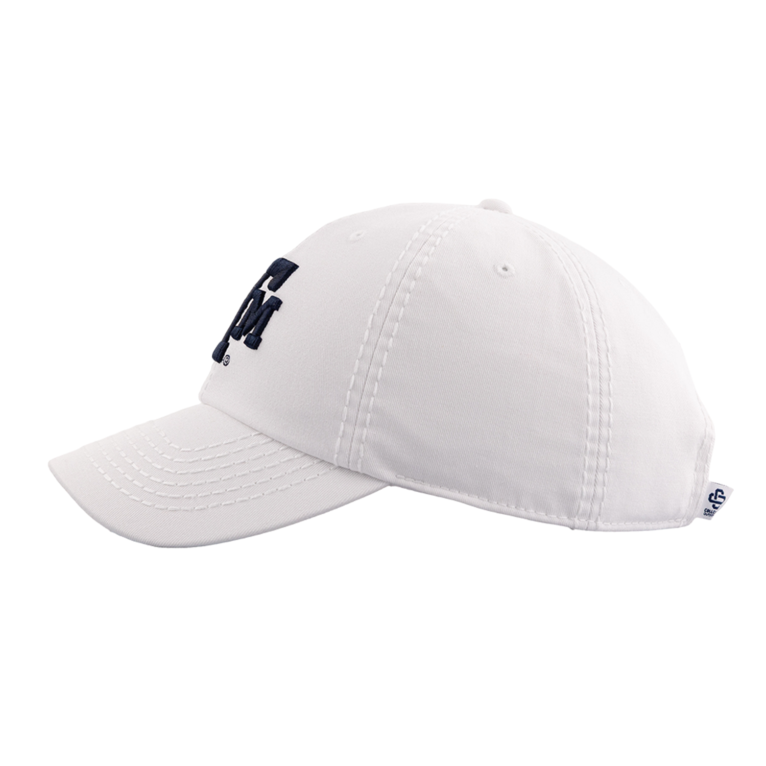 Texas A&M Collegiate Outfitters 6 Panel Adjustable Hat - White