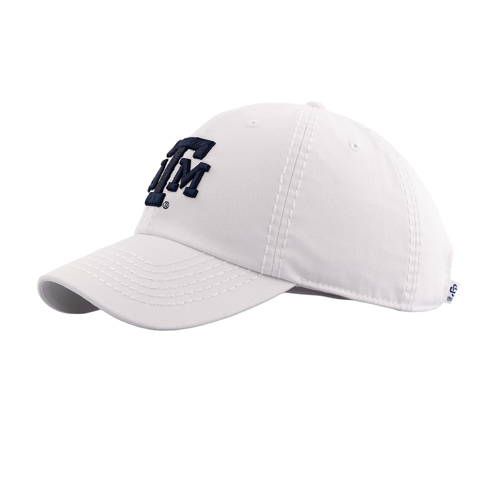 Texas A&M Collegiate Outfitters 6 Panel Adjustable Hat - White