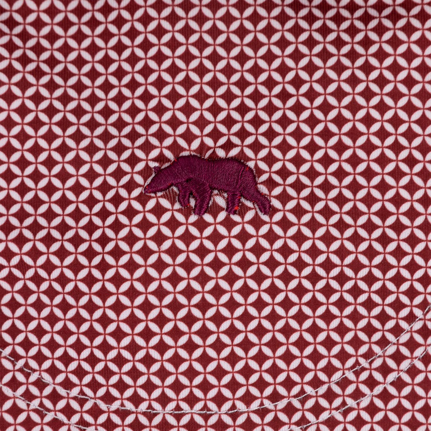 Script Aggies Onward Reserve Scope Dotted Polo - Maroon