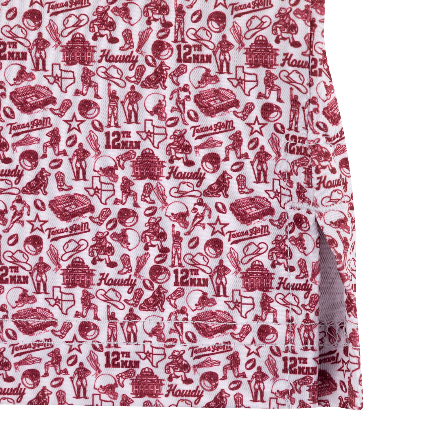 Script Texas A&M Onward Reserve Icons Polo - Maroon