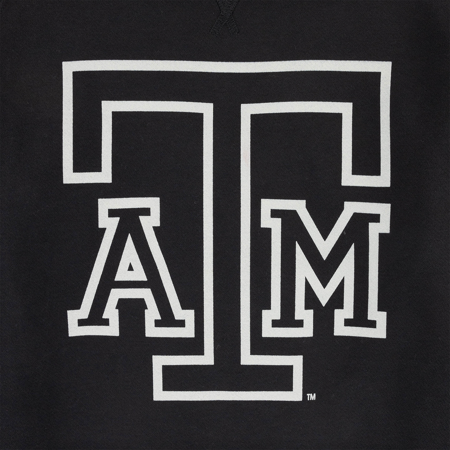 Texas A&M High Standard Outline Crewneck Sweatshirt - Black