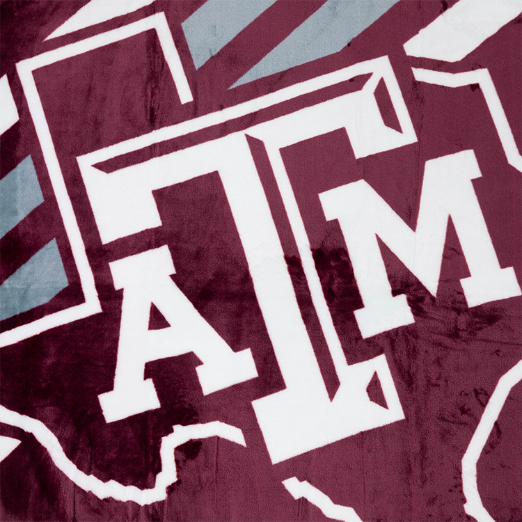 Texas A&M Logo Brand Raschel Throw