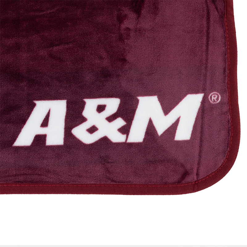 Texas A&M Logo Brand Raschel Throw