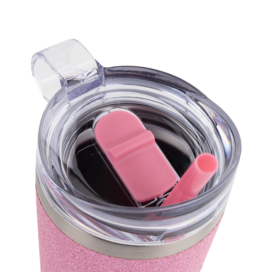 Script Aggies MyBevi 24 oz Vivid Sparkle Bottle - Pink