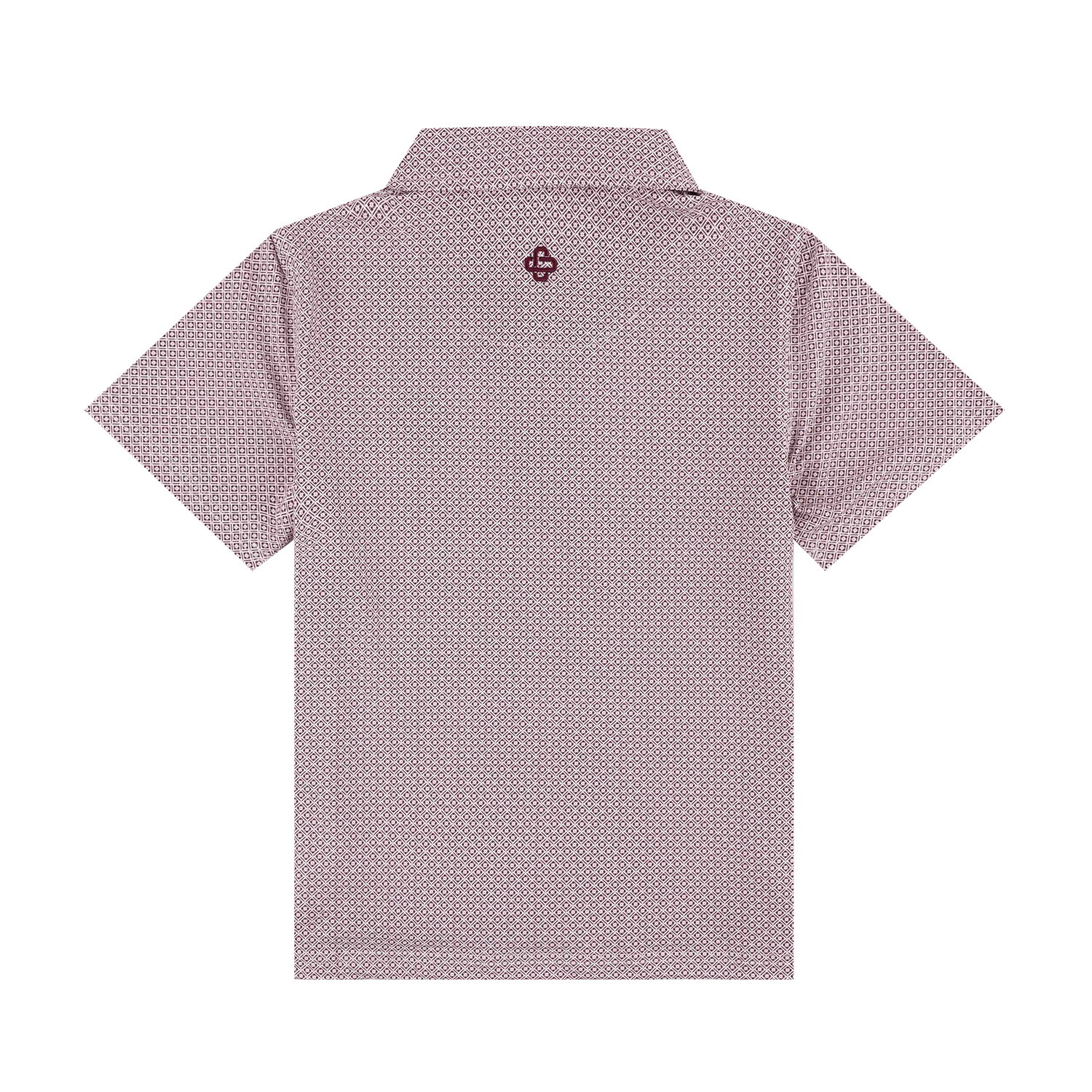 Texas A&M Collegiate Outfitters Youth Diamond Pattern Polo - Maroon