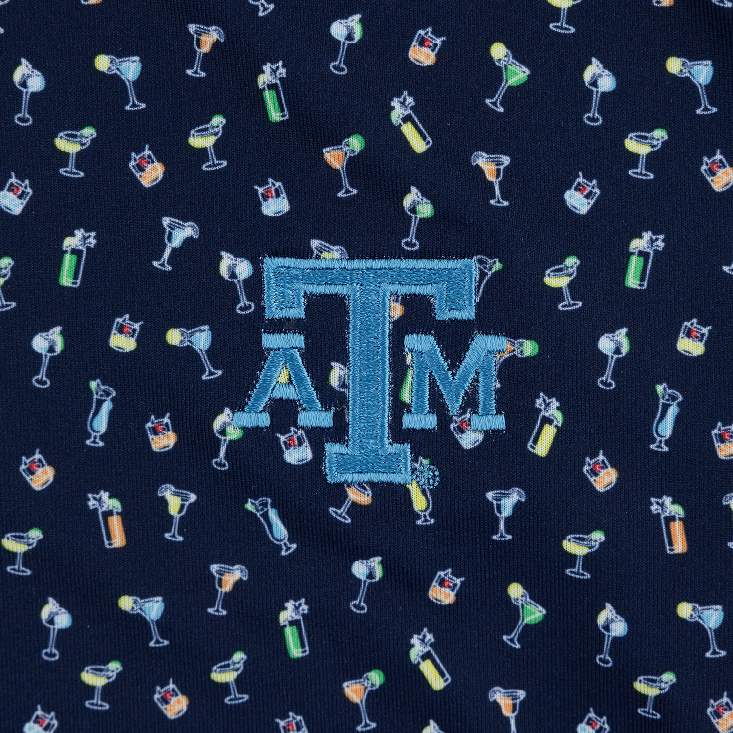 Texas A&M Johnnie-O Pop-tails Polo - Blue