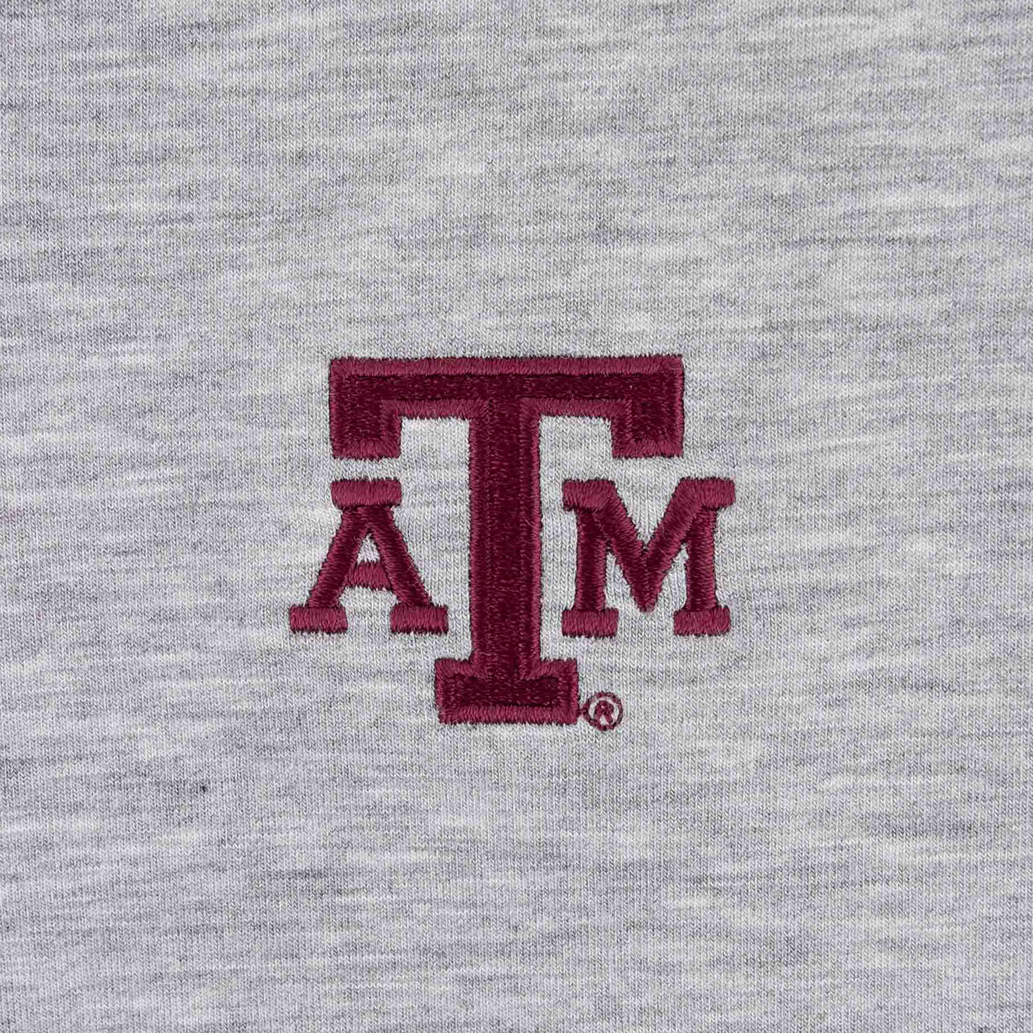 Texas A&M Johnnie-O Performance Mock Neck - Gray