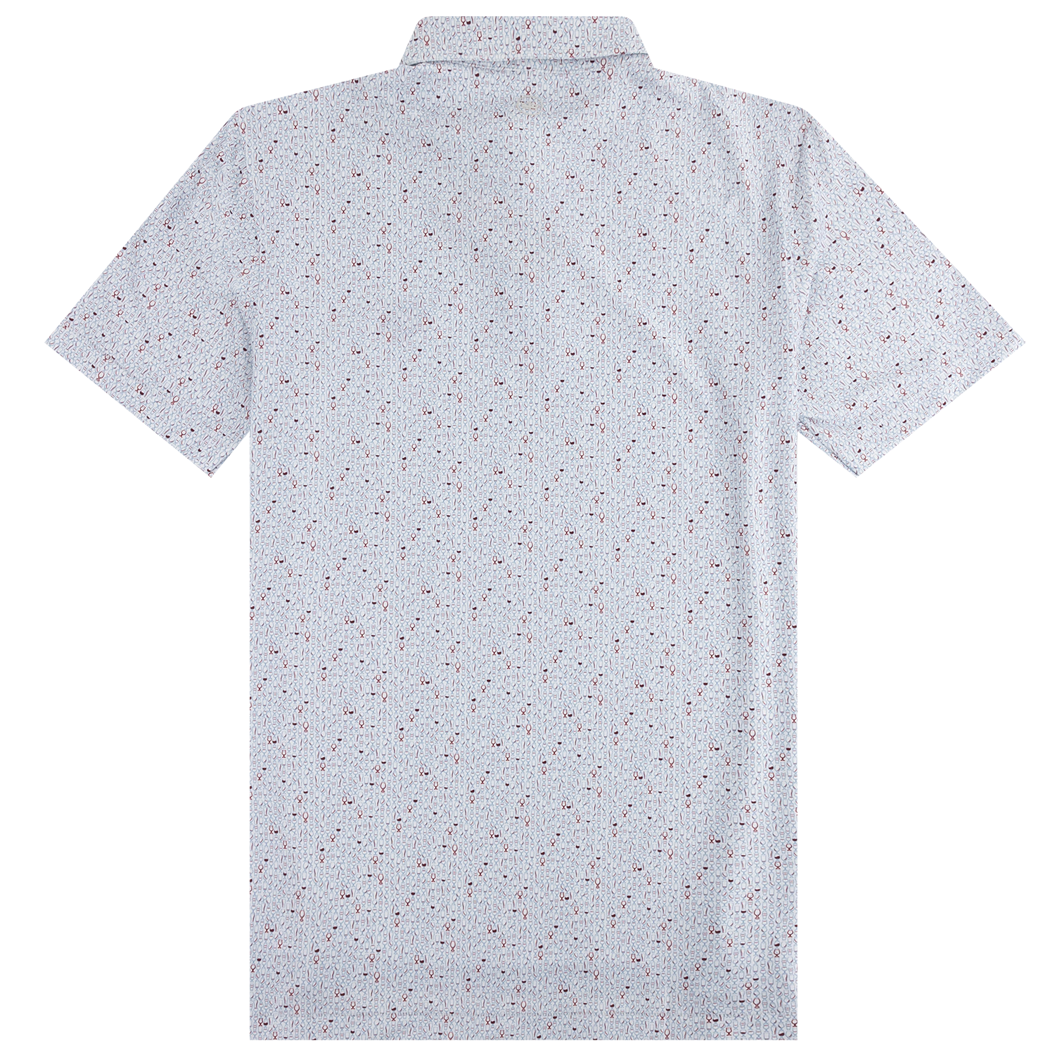 Texas A&M Peter Millar Glassware Performance Polo - White