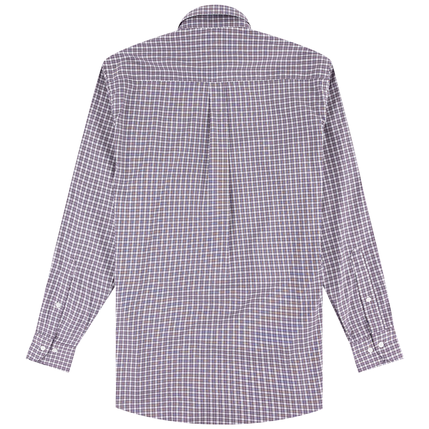 Peter Millar Mens Gingham Button Down - Gray