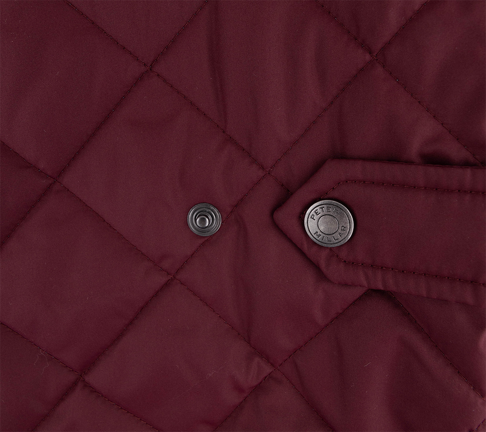 Texas A&M Peter Millar Quilted Light Puffer Zip Vest - Maroon