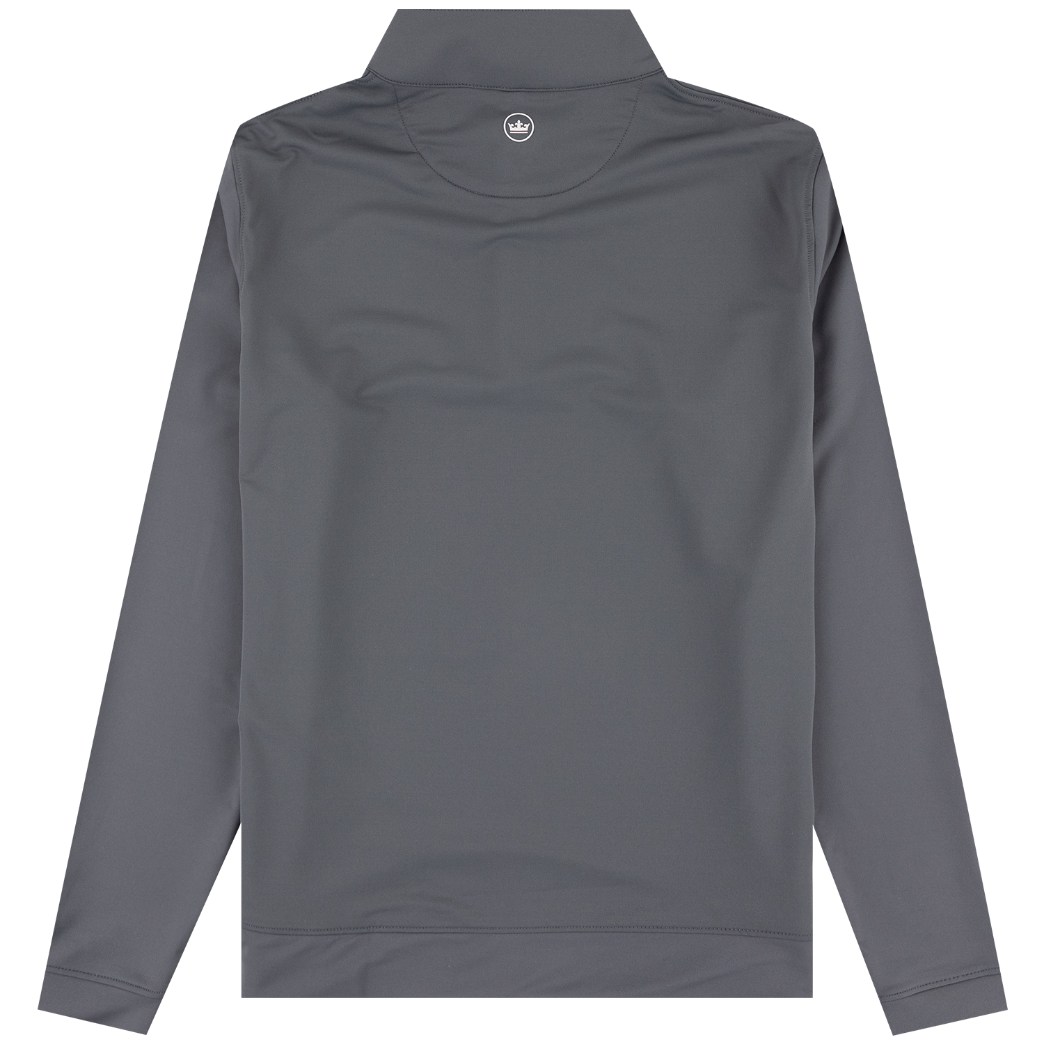 Texas A&M Peter Millar Iron Perth Solid 1/4 Zip - Gray