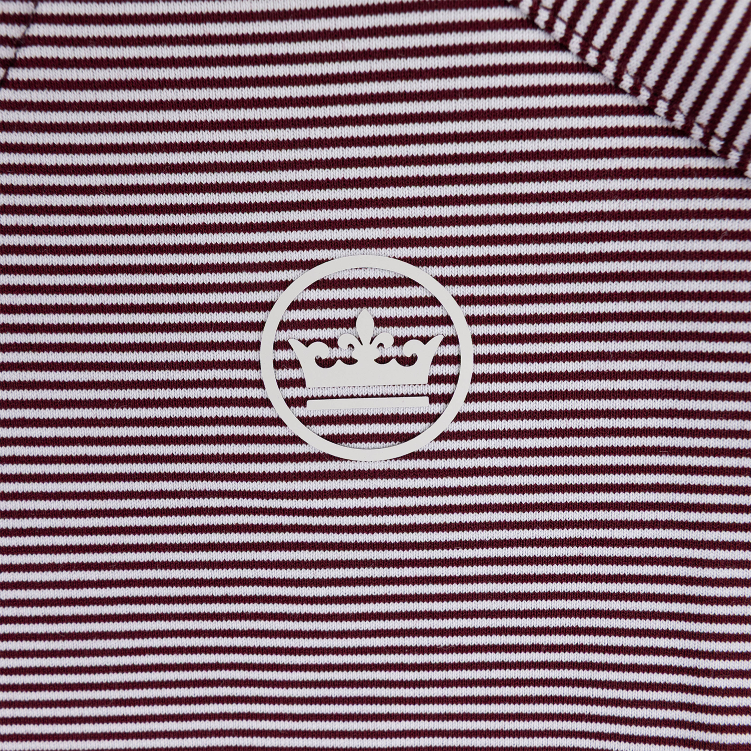 Texas A&M Peter Millar Pine Stripe Performance Hoodie - Maroon