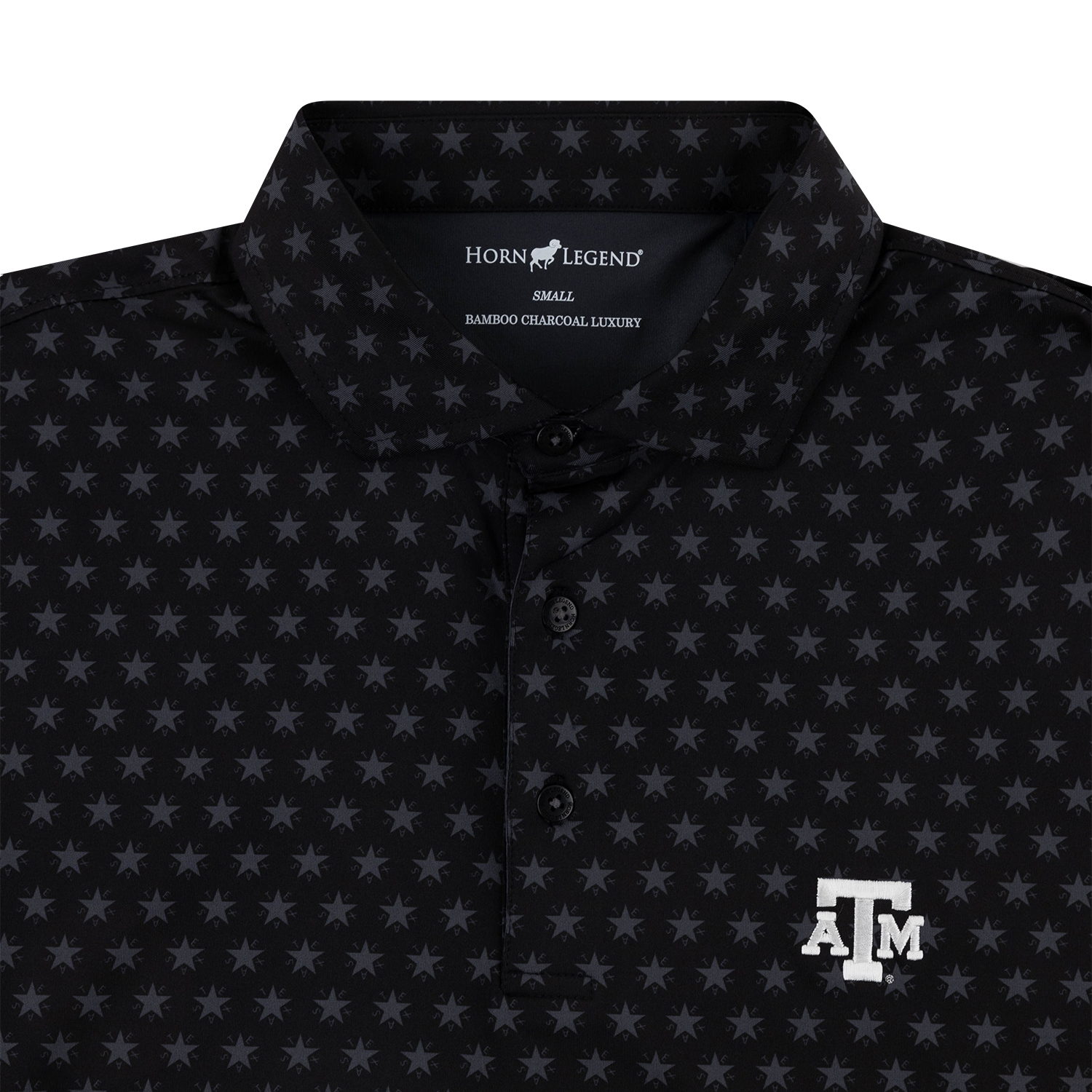 Texas A&M Horn Legend Come and Take It Polo - Black