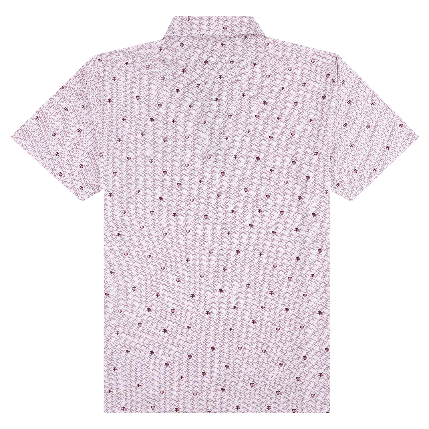Texas A&M Horn Legend All over Texas Polo - White