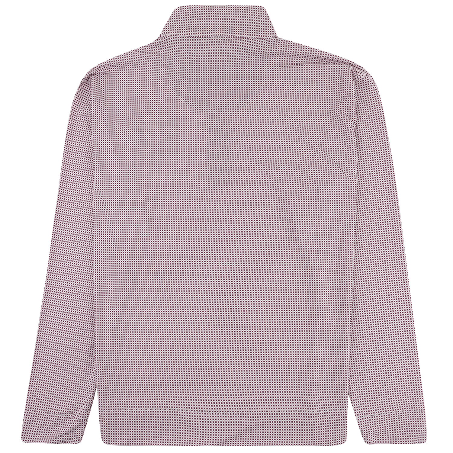 Texas A&M Horn Legend Particolored Gingham 1/4 Zip - Maroon