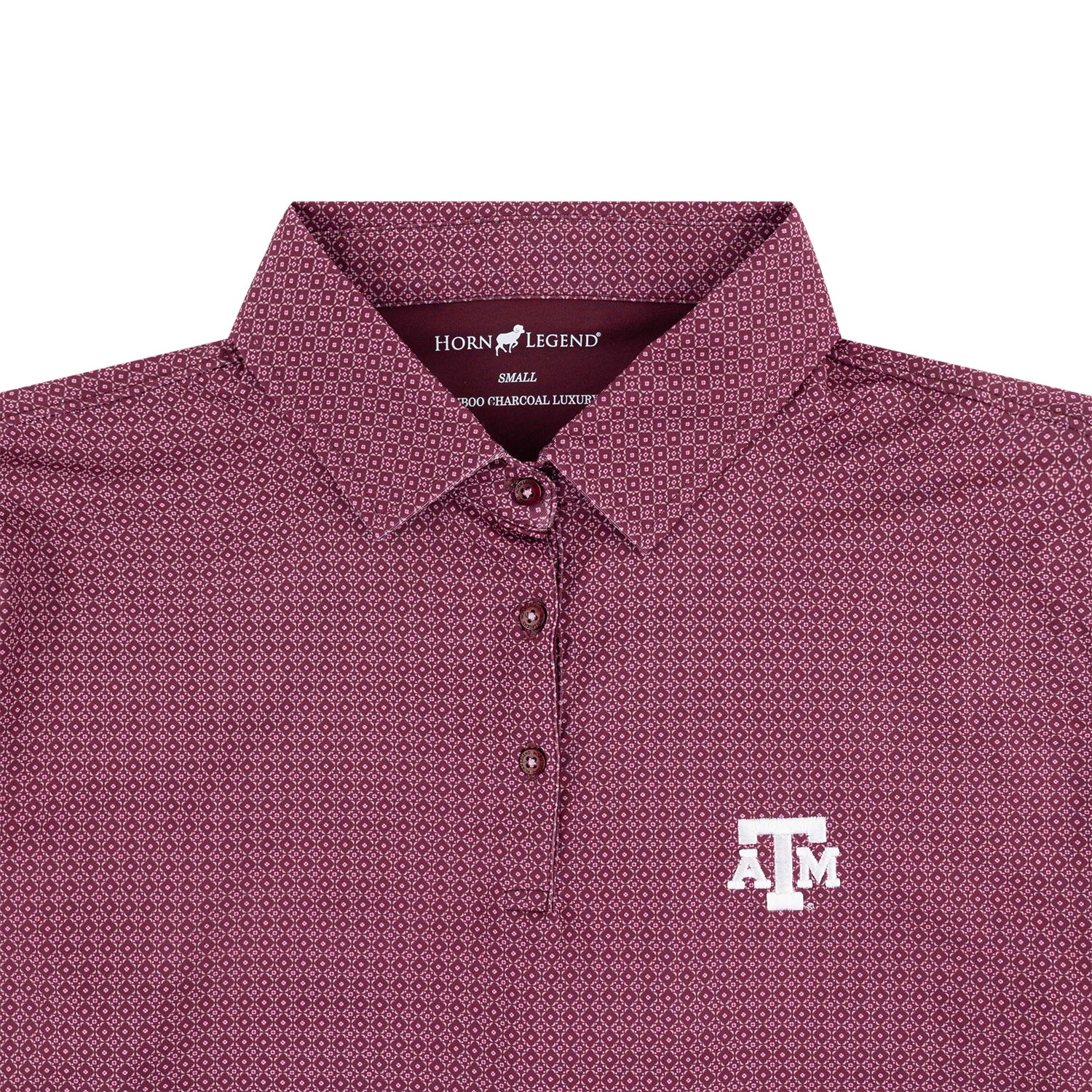 Texas A&M Horn Legend Women's Henna Polo - Maroon