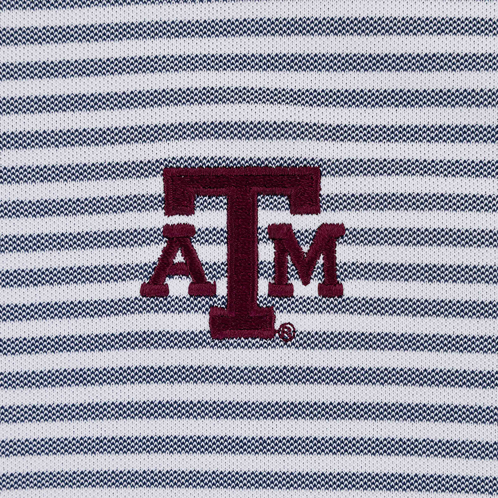 Texas A&M Johnnie-O Stetsons 4 Button Polo - Navy