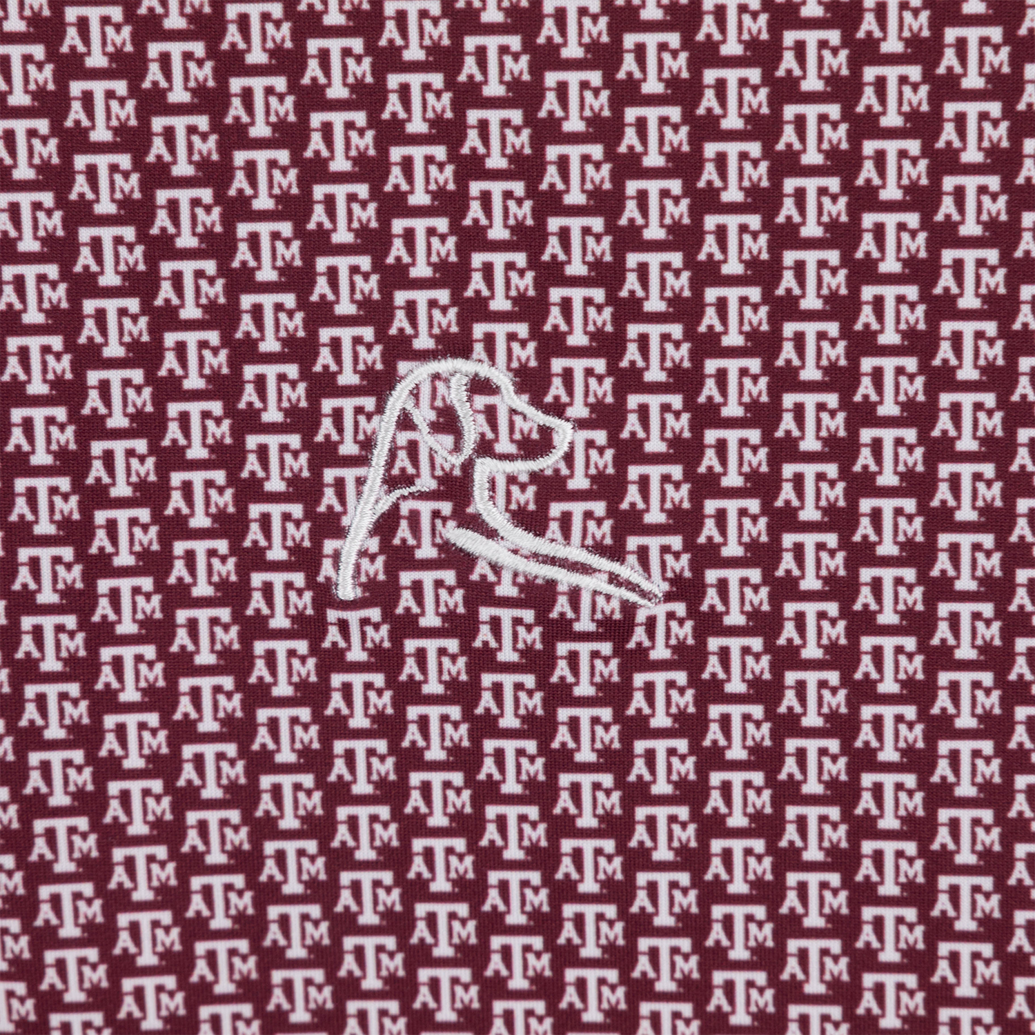 Texas A&M Rhoback Aggies Logo Polo - Maroon