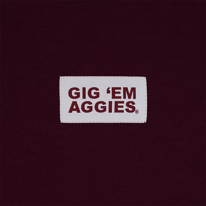 Gig 'Em Aggies Scarlet & Gold Tank Top - Maroon