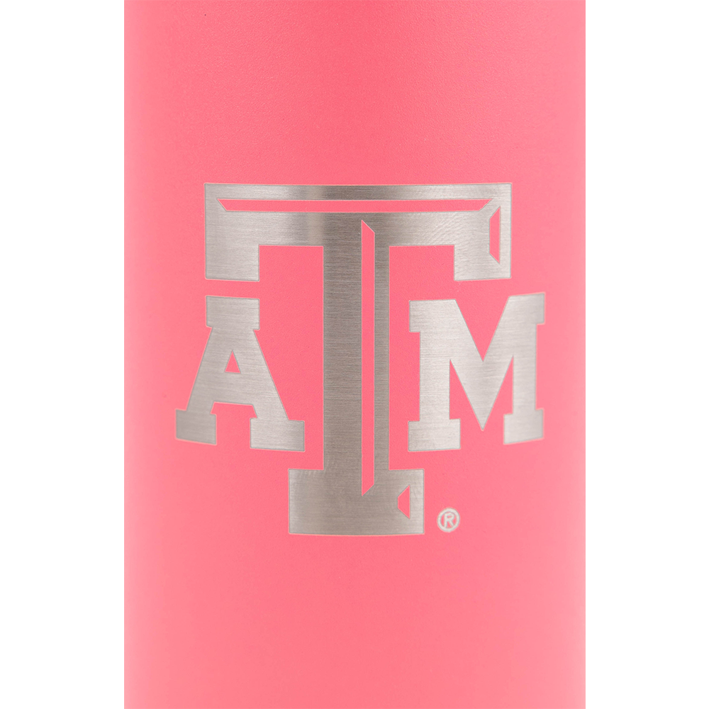 Texas A&M Yeti Slim Colster - Tropical Pink