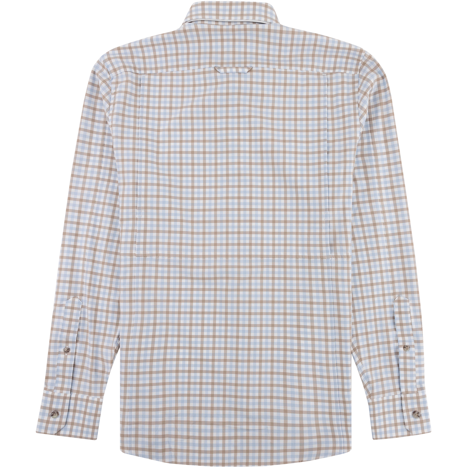 Texas A&M Plaid Button Down Performance Shirt - Blue