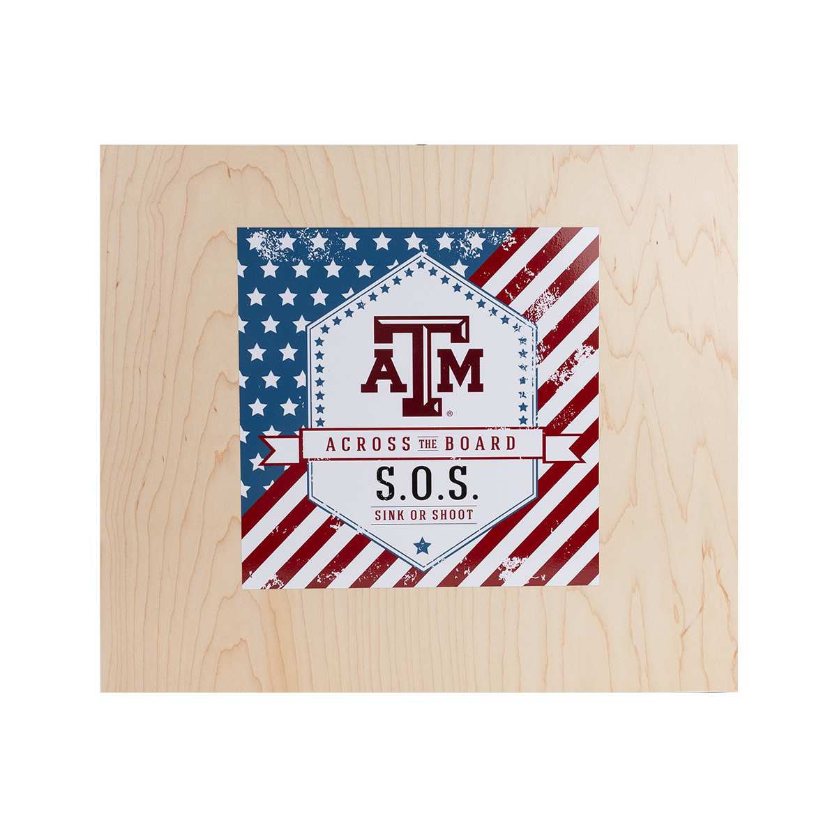 Texas A&M Across The Board Sink Or Shoot Board Game