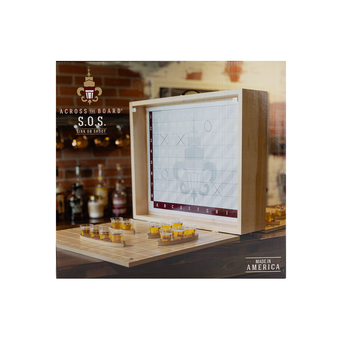 Texas A&M Across The Board Sink Or Shoot Board Game