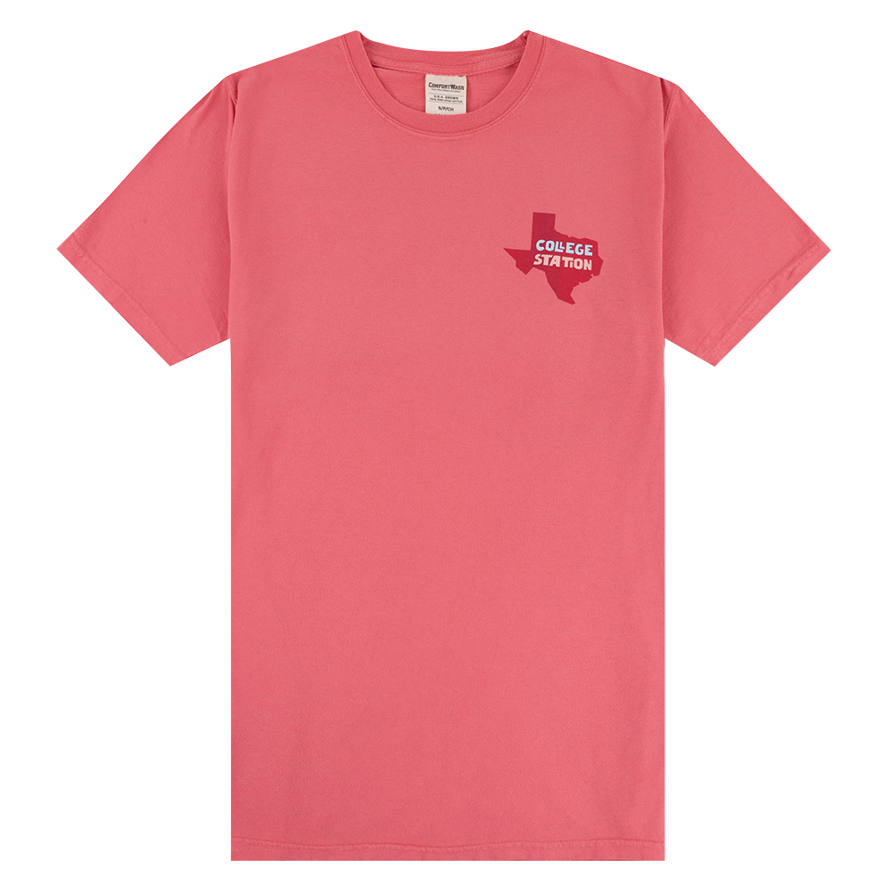 Texas A&M Coral Craze Chigaroogarem T-Shirt - Pink