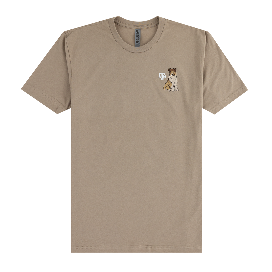 Texas A&M Next Level Apparel Reveille Puppy T-Shirt - Brown