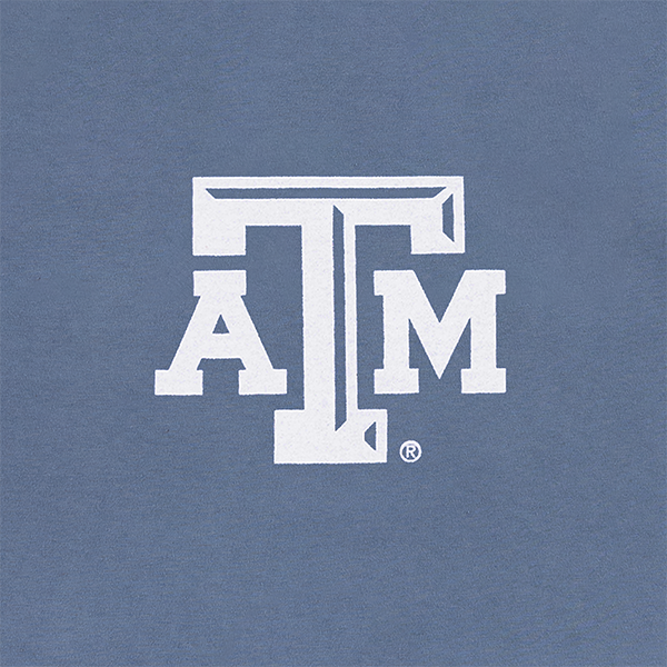 Texas A&M Academic Building Watercolor T-Shirt - Blue