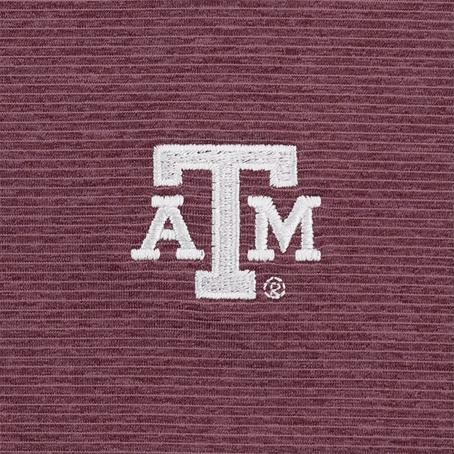 Texas A&M Columbia Golf Sand Tee Polo - Maroon