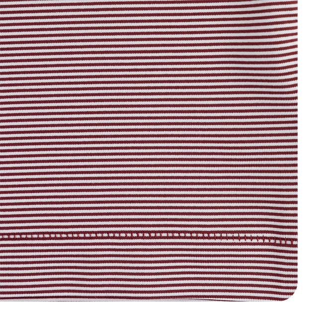 Texas A&M Horn Legend Micro Stripe Polo - Maroon