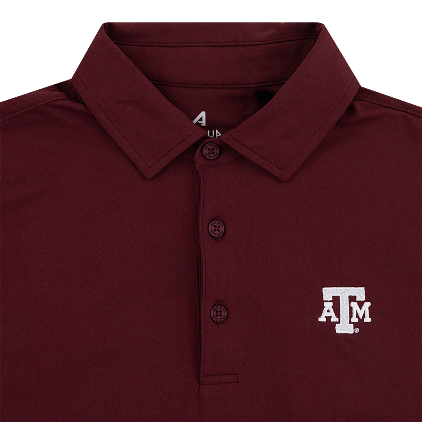 Texas A&M Antigua Era Polo - Maroon