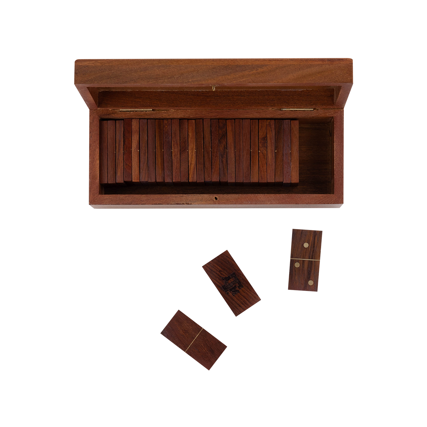 Texas A&M Wooden Dominoes Set