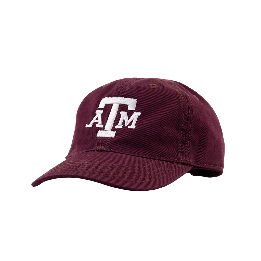 Texas A&M League Collegiate Block Logo 6 Panel Toddler Hat - Maroon