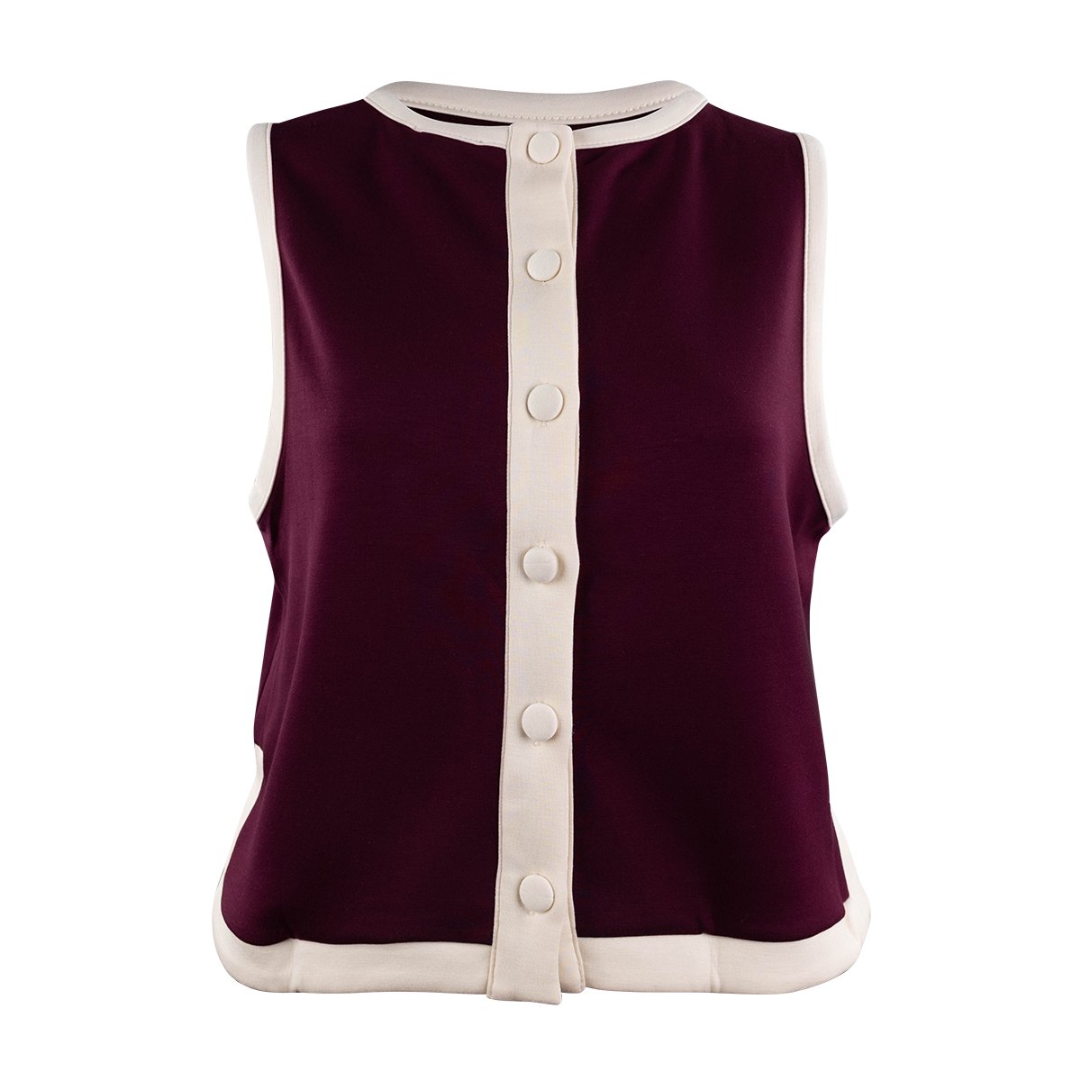 ENTRO Soft Tennis Tank and Skirt Set - Maroon
