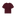 A short-sleeve knit sweater in a deep burgundy color, shown from the back against a plain white background.