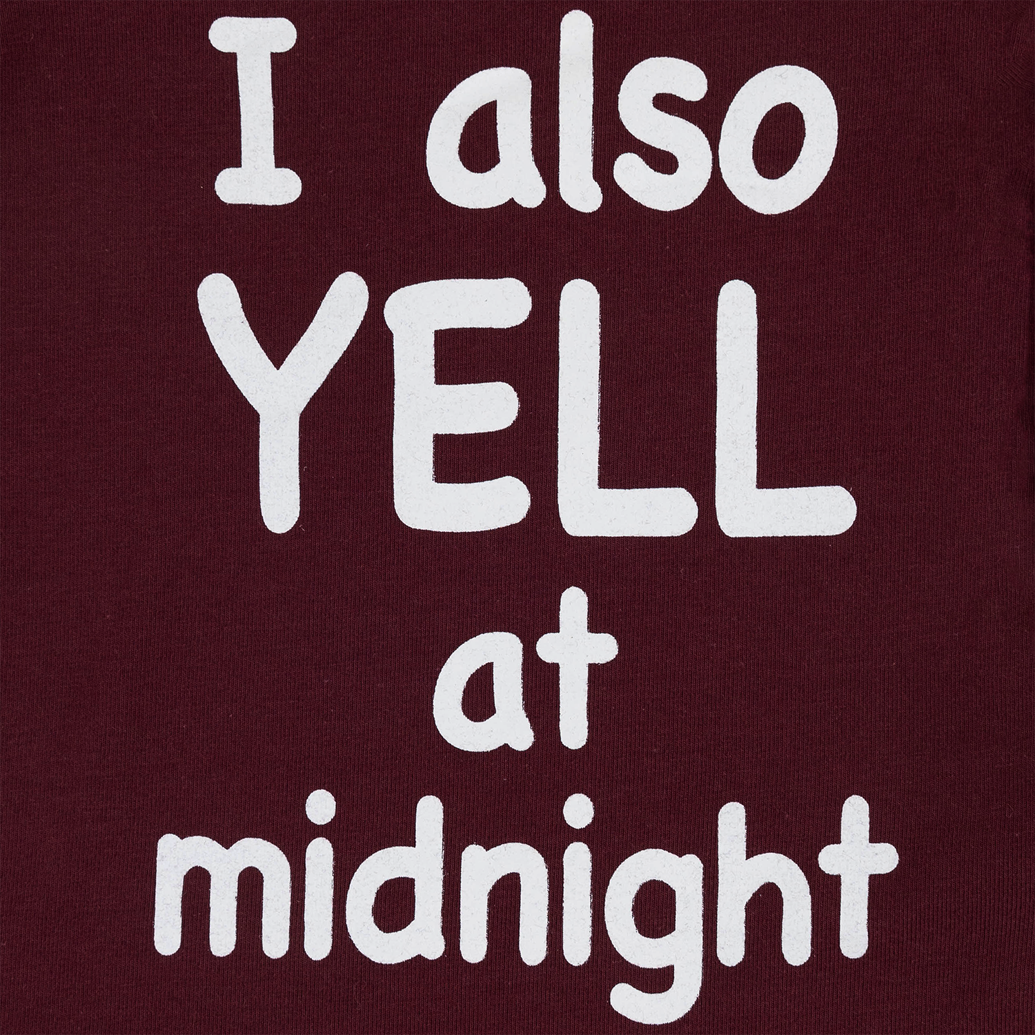 Collegiate Outfitters Infant Yell at Midnight Bodysuit - Maroon