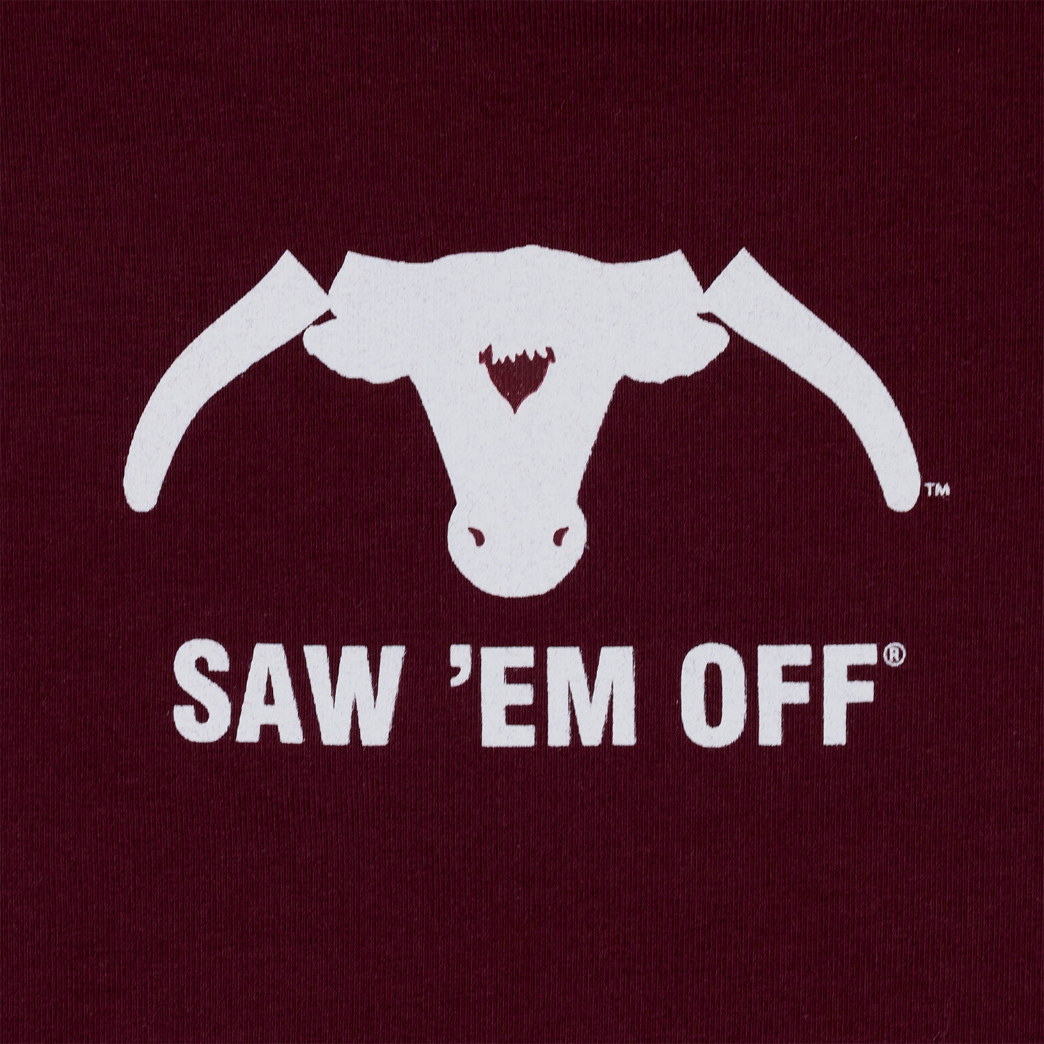 Collegiate Outfitters Infant Saw 'Em Off Bodysuit - Maroon