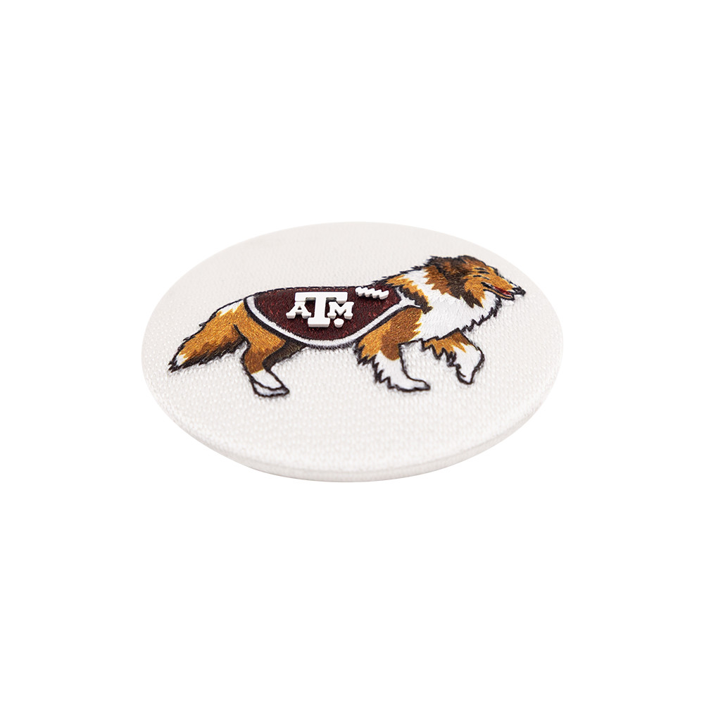 Texas A&M Collegiate Outfitters Reveille Embroidered Button