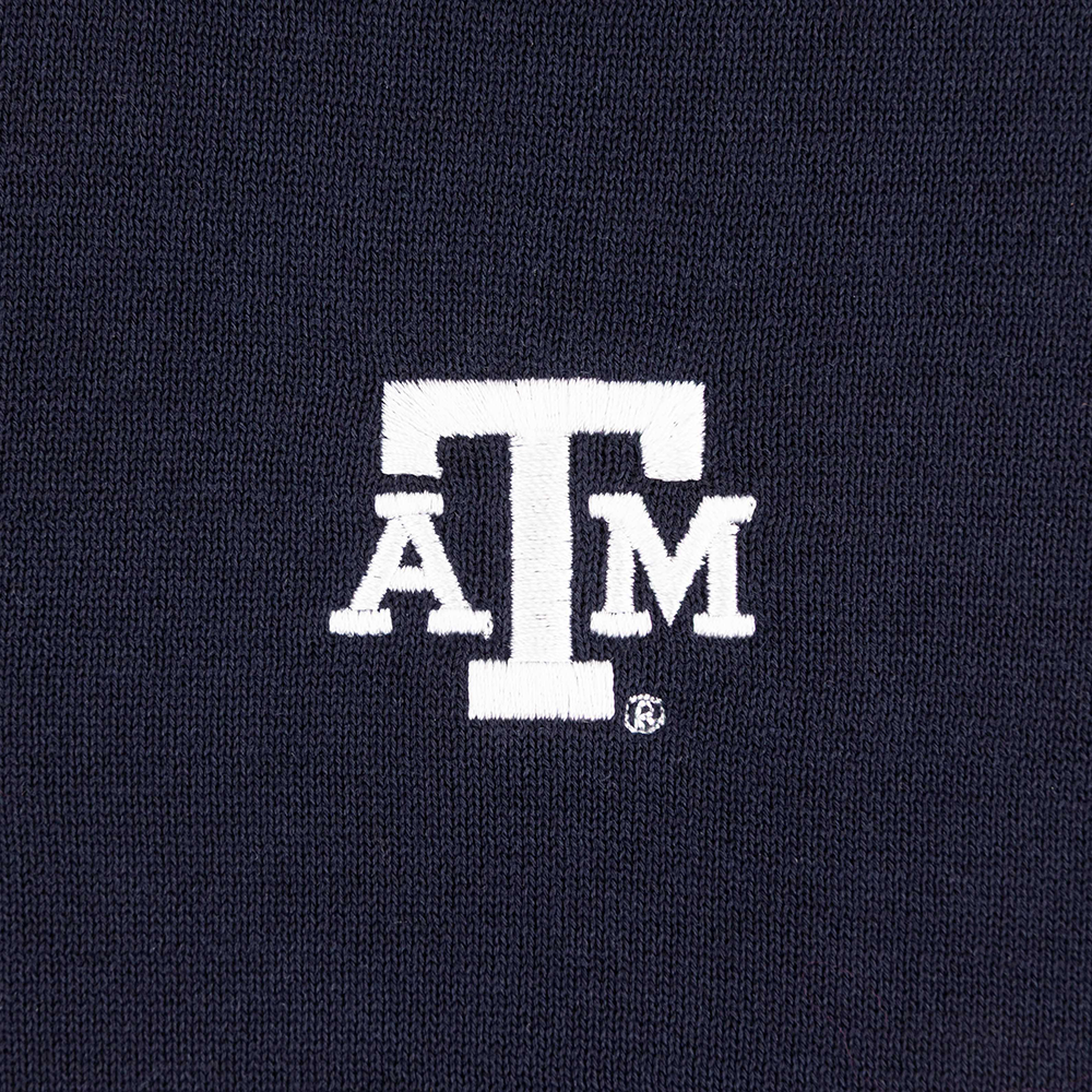 Texas A&M Collars & Co. Buttonless Polo - Navy