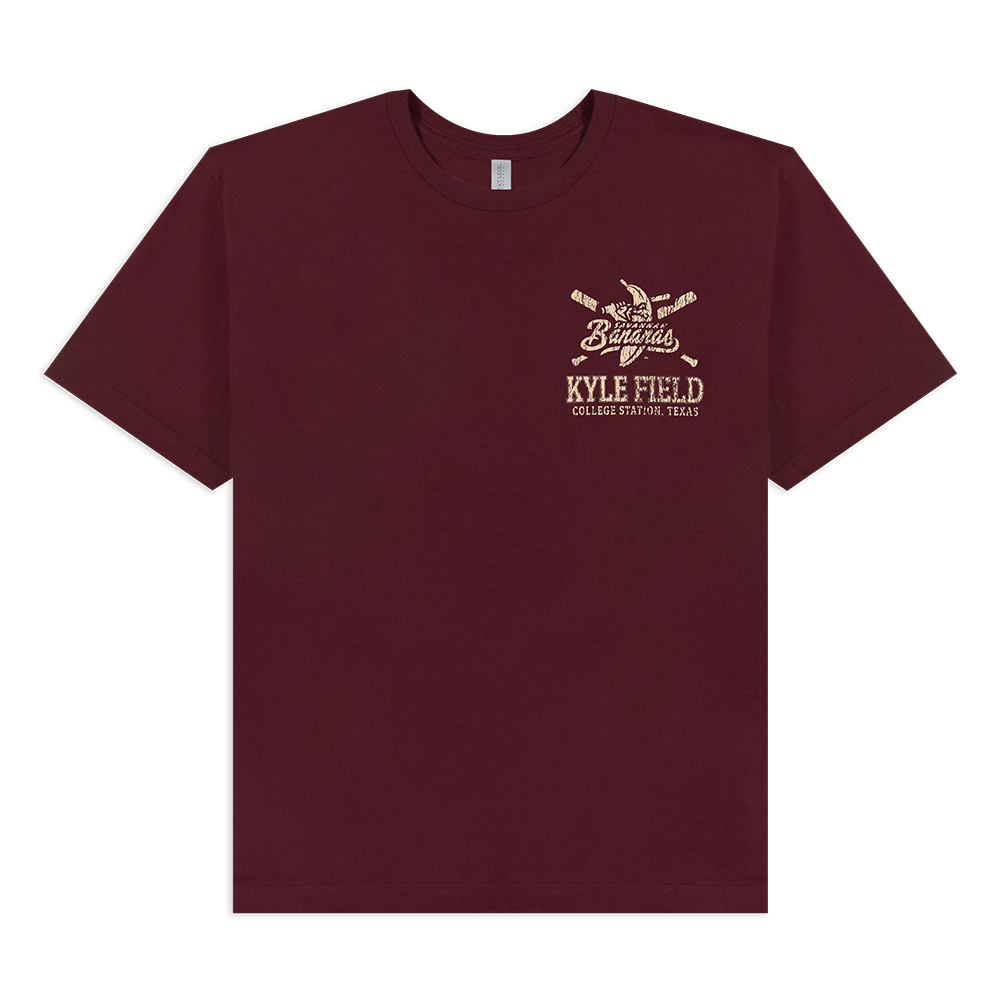 Texas A&M Banana Ball Ticket Stub Youth T-Shirt - Maroon