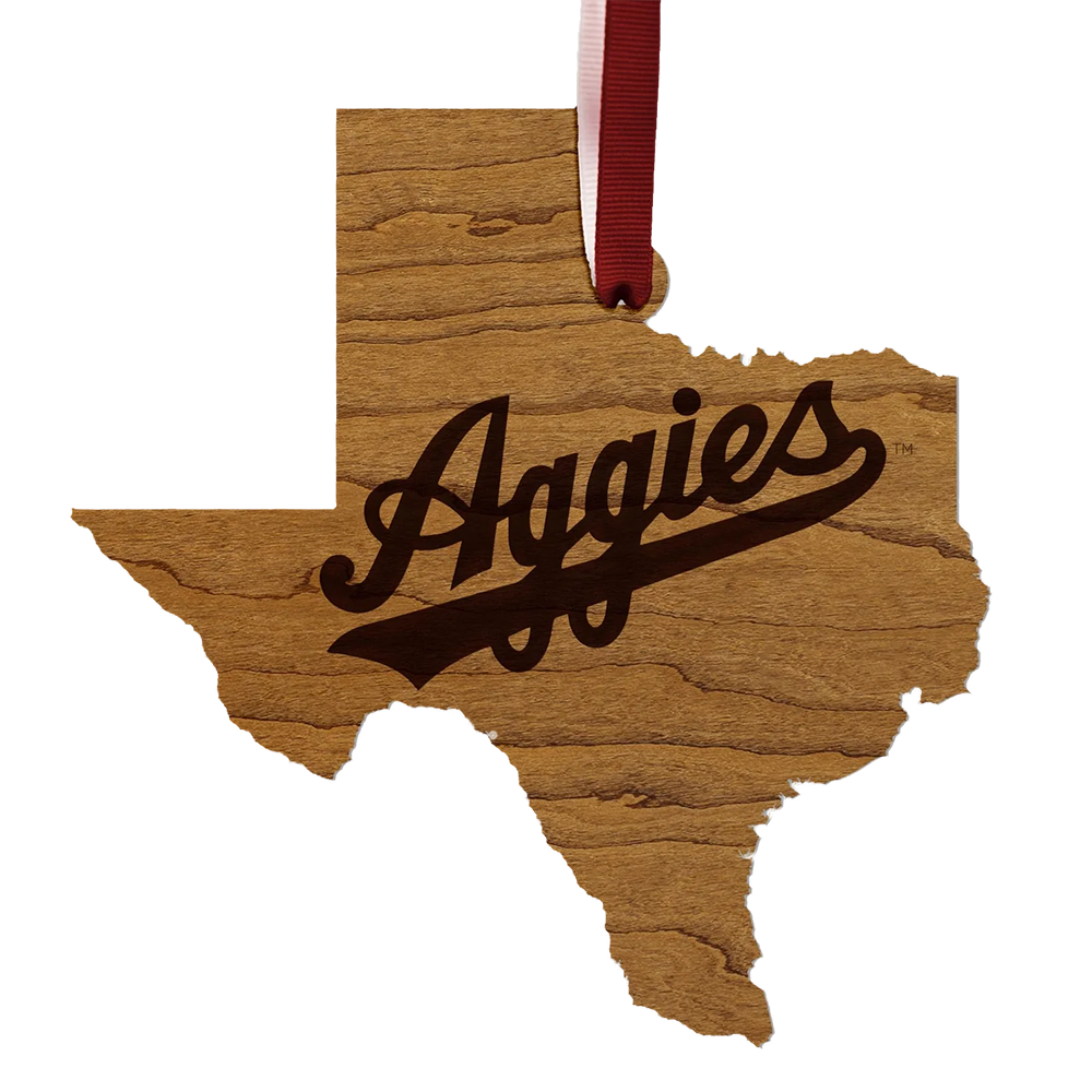 Texas A&M LazerEdge Cut Out Hanging Wood Sign