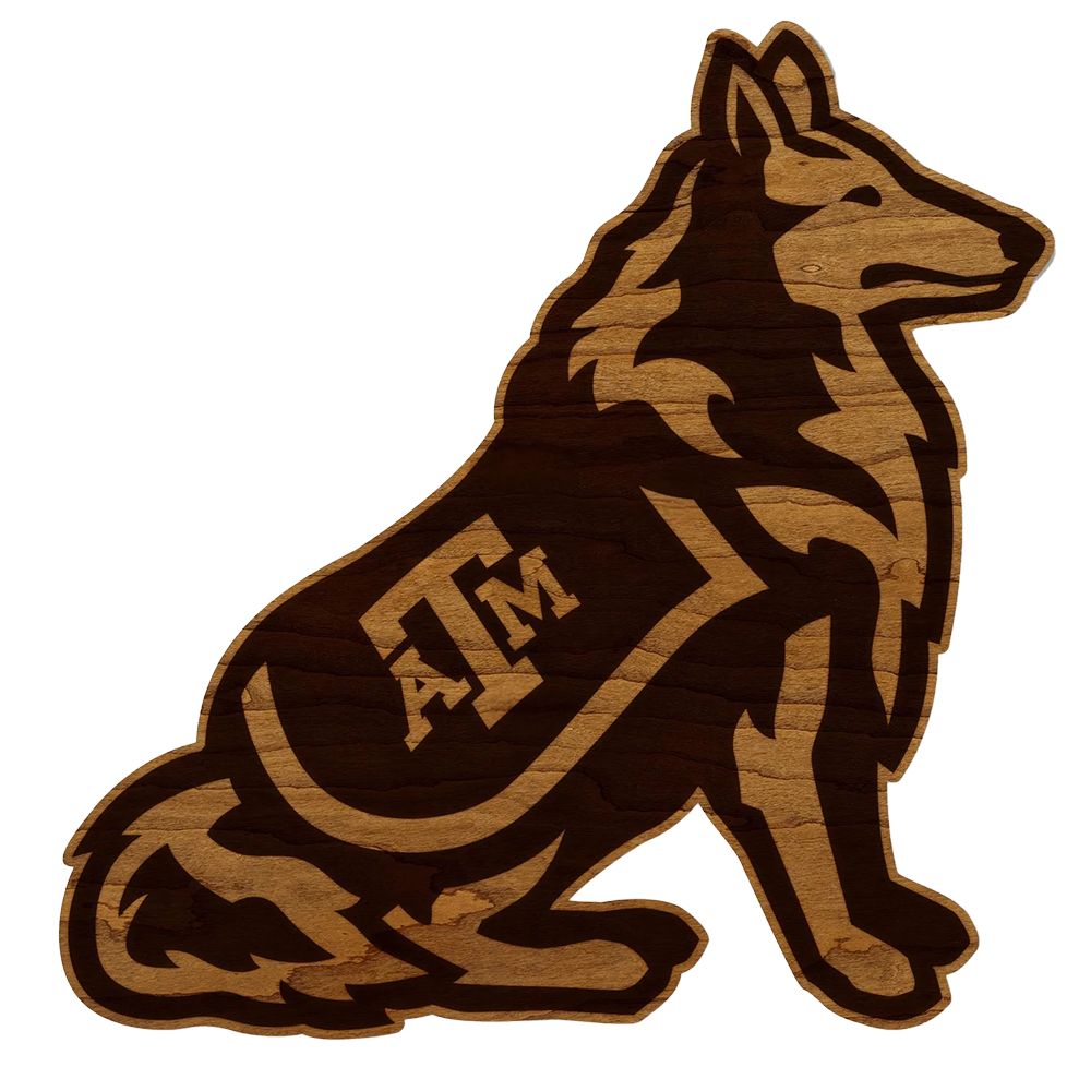 Texas A&M LazerEdge Cut Out Hanging Wood Sign