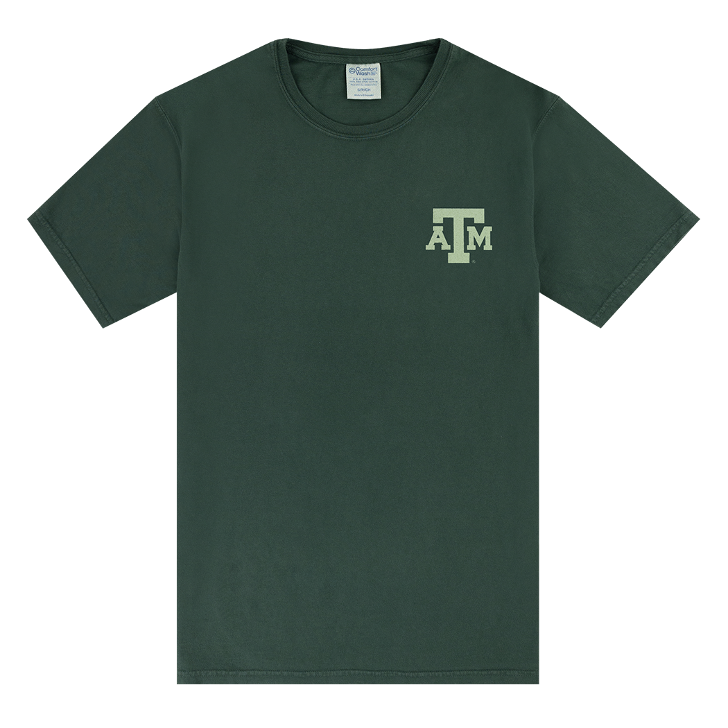 Texas A&M Hanes Hullabaloo Canek T-Shirt - Green